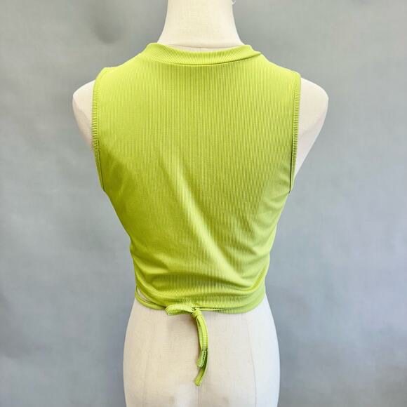 Don't Trip Mac Miller lime green wrap for ribbed mock neck tank top size small - Picture 11 of 14